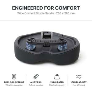 Selle de vélo TXED confortable, longue distance, durable, large, personnalisable, surface lisse, sécurité, unisexe, adultes - Product Image 4