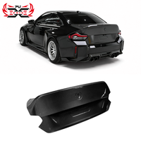 Couverture de coffre arrière en carbone sec style CS pour BMW M2 G87, amélioration extérieure de haute qualité, style de carrosserie automobile