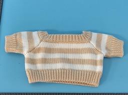 Vêtements pour poupée Teddy Bear, t-shirt en coton blanc uni, convient à la plupart des poupées Build-A-Bear de 14 à 18 pouces - Product Image 6