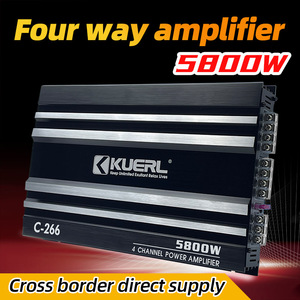 เครื่องขยายเสียงรถยนต์ Kuerl รุ่น C-266 4 แชนแนล กำลังขับ 4x60 วัตต์ อัพเกรดเสียง 12 โวลต์ 20 เฮิรตซ์-20 กิโลเฮิรตซ์ สำหรับรถยนต์ทุกประเภท - Product Image 4