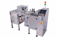 Machine d'emballage automatique pour aliments, riz, céréales, grains de café avec étiquetage, enveloppement, remplissage, bouchage, film plastique, utilisation pour l'habillement