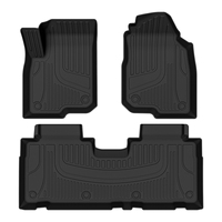 Tapis de sol de voiture en TPE sur mesure, toutes saisons, imperméables, 3D, antidérapants, résistants, pour Honda, Tesla, Toyota