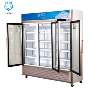 Wholesale China supplier soft drink cooler upright showcase refrigerator of Factory price