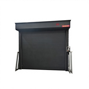 Porte de garage à enroulement en aluminium Lixiang Villa |   Porte à Battant Haute 0,5-1,5 m/s, Design Moderne, Lames Isolées de 100 mm de Large et 24 mm d'Épaisseur - Product Image 2