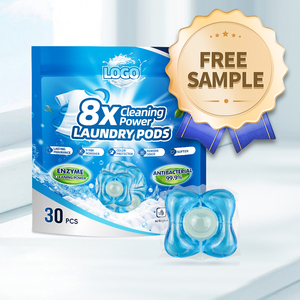 Muestra Gratis: 30 Cápsulas de Detergente para Ropa de Disolución Rápida 3 en 1, <span class=keywords><strong>Perfume</strong></span> Concentrado para Manchas Difíciles, 20g - Product Image 1