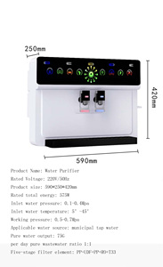 Bellissimo Purificatore d'<span class=keywords><strong>Acqua</strong></span> Domestico, Sistema di Filtraggio ad Osmosi Inversa per Uso Domestico - Product Image 6