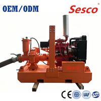 Pompe centrifuge horizontale fixe de 6 pouces à aspiration automatique pour moteur diesel Drysuction, pression d'air