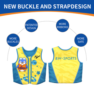 Prix usine enfants néoprène gilet de sauvetage sûr EPE mousse flottabilité veste pour enfant pour sports nautiques natation leçons dérive à l'extérieur - Product Image 2