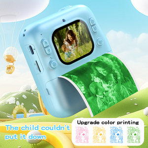 Appareil photo instantané pour enfants de 2,0 pouces, <span class=keywords><strong>zoom</strong></span> numérique 10x, vidéo 1080p, photo 24MP, imagerie CMOS, impression instantanée sans encre, appareil photo pour enfants - Product Image 3
