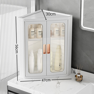 Best-Selling Triangular Kitchen Shelving Unit Multi-Tier Stackable Corner <strong>Cabinet</strong> Curved Shelving Storage <strong>Cabinet</strong> - Product Image 5