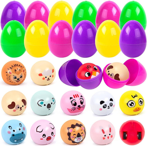 <span class=keywords><strong>Huevos</strong></span> de Pascua Personalizados <span class=keywords><strong>con</strong></span> Mini Juguetes en el Interior, Rellenos para Contenedores Sensoriales, Recuerdos de Fiesta Prellenados, Regalo para Niños y Niñas - Product Image 2