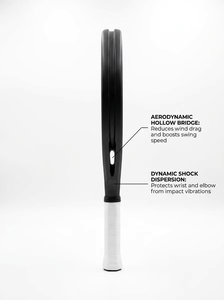 Raqueta de Pádel Profesional OEM de Fibra de Carbono, Anti-Codo de Tenista, con Absorción de Impactos, para Jugadores Avanzados - Product Image 5