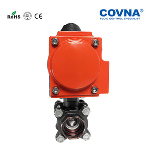 วาล์วนิวเมติกแบบลูกบอล Covna 0850 มาตรฐานเยอรมัน ซีลแข็งแบบทรูยูเนียน ทนอุณหภูมิสูง สำหรับน้ำ น้ำมัน และไอน้ำ - Product Image 2