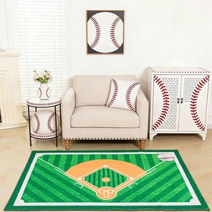 <span class=keywords><strong>Tapis</strong></span> effet cachemire <span class=keywords><strong>pour</strong></span> salon, <span class=keywords><strong>chambre</strong></span>, chevet, canapé, enfants, moderne, motif football, à poils ras, <span class=keywords><strong>tapis</strong></span> décoratif Aera - Product Image 3