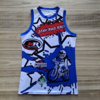 Maillot de sport 100 % polyester à séchage rapide, imprimé avec logo personnalisé, respirant, pour équipe, entraînement et pratique athlétique pour adultes