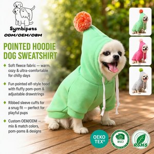 Gorro con Pompones en 3 Colores para Perro, Sudadera con Capucha Cálida para Invierno, Gorro con Bola de Pompones <span class=keywords><strong>Grande</strong></span> y Esponjosa, Ropa para Perro de Dos Patas para Pomerania y <span class=keywords><strong>Chihuahua</strong></span> - Product Image 1