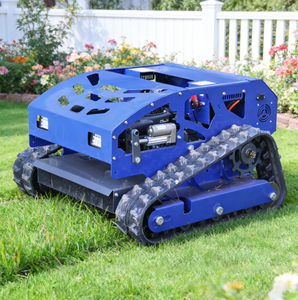 Robot désherbeur tout-terrain pour pentes, tondeuse à gazon industrielle DIY, télécommandée, autopropulsée, sur chenilles, avec surveillance à distance - Product Image 1