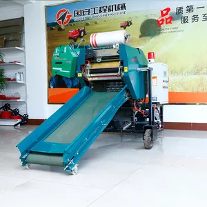 Mini Round Alfalfa Corn Silage Máy Đóng Gói Baler Và Wrapper Silage Baler Để Bán