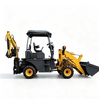 Mini-Baggerlader Kompakter Bagger Baumaschinen Hydraulisches Diesel-Erdbewegungsgerät für Landwirtschaft und Ingenieurwesen