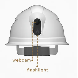 Caméra intelligente 4G bibo pour ouvriers du bâtiment, casque de sécurité pour le champ pétrolier, application en ligne - Product Image 3