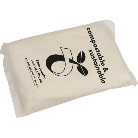 Eco-Friendly PLA Biodegradable Soft Shell for Rainwear for Adults & Girls Waterproof for Camping Travel Hiking