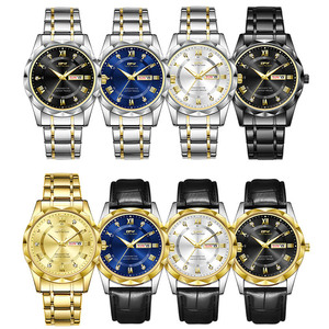 대량 도매 사용자 정의 디자인 시계 남성 럭셔리 Orologio Uomo 로고 석영 시계 브랜드 - Product Image 1