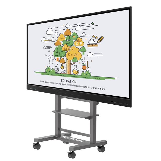 New 55" Interactive Flat Panel Touch Screen Smart Android TV All-in-One PC USB/DVI/Serial Interfaces for 65-110 Inch Options