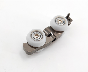 Produits de roulettes de porte coulissante à fermeture douce et amortissement léger, adaptés aux portes en verre, quincaillerie <span class=keywords><strong>HEBO</strong></span>, aluminium anodisé CN;GUA - Product Image 3