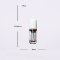 Flacon PETG personnalisable de 35 ml pour lotion, crème, sérum, emballage cosmétique
