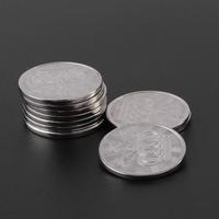 Jetons de jeu d'arcade en acier inoxydable personnalisés en gros, 25*1.85mm, pour machine de jeu d'arcade à pièces
