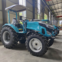 Traktor Pertanian Multifungsi 100HP 4x4 Euro 5 Bersertifikat CE, Harga Pabrik, Mesin Pertanian untuk Lahan Pertanian