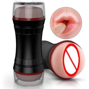 Máquina de Masturbación Masculina, Juguete Sexual Telescópico Tipo Copa de Avión, Desmontable, Lavable, Vibración para Adultos, Impermeable, Sensación Realista - Product Image 4