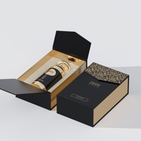 Ensemble de Flacon De Parfum Arabia 30 ml 50 ml 100ml de couleur unie personnalisé Flacon De Parfum vide rechargeable avec boîte d'emballage