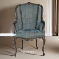 Canapé et chaise traditionnels de style campagnard français de luxe ensemble meubles de maison anciens directement de l'usine