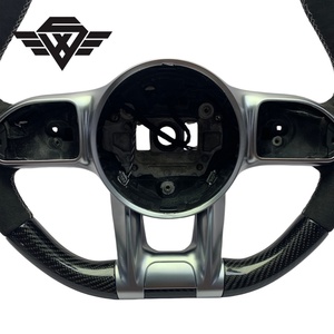 Volante de Fibra de Carbono Real de Primera Calidad Personalizado de Fábrica para Mercedes Benz 223Y W219 W205 809 AMG, Estilo Clásico - Product Image 5