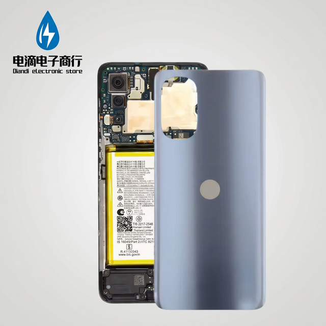 Diandi for Motorola Moto G54 Back Cover Rear Housing Replacement Battery Case Rear Door Repair Spare Parts