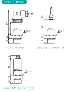 Высокоточный цифровой датчик давления RS485 4-20мА IP65 из нержавеющей стали для измерения давления жидкостей/газов, с диффузионным кремниевым датчиком - Product Image 4