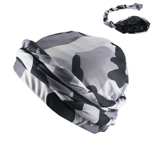 <span class=keywords><strong>Turbante</strong></span> con estampado de camuflaje para <span class=keywords><strong>hombre</strong></span>, bandana con logotipo personalizado, <span class=keywords><strong>turbante</strong></span> Durag con forro de satén, bandana de diseñador para <span class=keywords><strong>hombre</strong></span> - Product Image 4