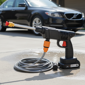 Pistola <span class=keywords><strong>de</strong></span> Agua Inalámbrica <span class=keywords><strong>de</strong></span> Alta Presión <span class=keywords><strong>de</strong></span> 12 V <span class=keywords><strong>y</strong></span> 10 Baterías para Lavado <span class=keywords><strong>de</strong></span> Autos, Eficiente para la Limpieza <span class=keywords><strong>de</strong></span> Vehículos - Product Image 1
