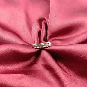 Bague en diamant brun Jewelspaark 0,85 carats, taille ronde, argent sterling 925, alliance de fiançailles pour femme - Product Image 2