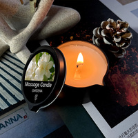 Diffuseur d'huiles essentielles sans eau en bois écologique tendance 2026, 2 oz, emballage de présentation, pot en métal Gardenia, huile de massage, bougie