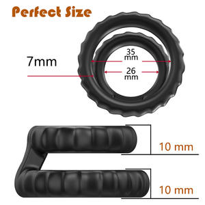 Anillo <span class=keywords><strong>de</strong></span> Silicona PARA EL Pene, Juguetes Sexuales Reutilizables para Hombre, Ensanchador <span class=keywords><strong>de</strong></span> Bola PARA EL Escroto <span class=keywords><strong>de</strong></span> Eyaculación - Product Image 3