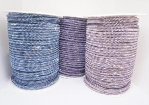 <span class=keywords><strong>Cordon</strong></span> décoratif SINRONG en forme de <span class=keywords><strong>diamant</strong></span>, multicolore, rond, en tube, 6 rangées de cristaux, pour chaussures, bricolage - Product Image 5