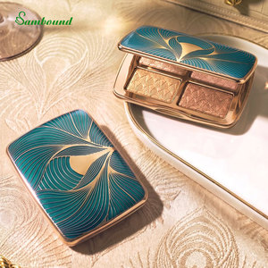 พาเลทอายแชโดว์แบบผงฝ้าขนาด10มล. พร้อมกระจกเคลือบเงา - Product Image 1