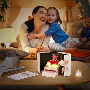 Regalos románticos <span class=keywords><strong>de</strong></span> San Valentín, rosas preservadas para siempre con collar <span class=keywords><strong>de</strong></span> plata esterlina regalos del Día <span class=keywords><strong>de</strong></span> la madre artículo <span class=keywords><strong>de</strong></span> regalo 2024 - Product Image 4