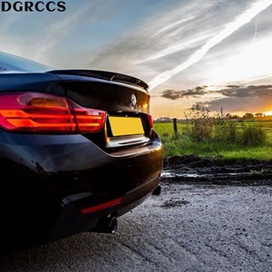 OriginalFor <span class=keywords><strong>BMW</strong></span> Serie 4 F36 <span class=keywords><strong>430</strong></span> 435 440 4 puertas Cran <span class=keywords><strong>Coupe</strong></span> P fibra de carbono forjada alerón trasero no perforado maletero 2014-2019 - Product Image 2