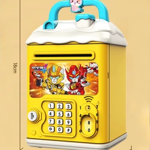 ของเล่นเด็ก กล่องออมสินอัตโนมัติรูปสัตว์การ์ตูนพลาสติกอัจฉริยะ ของขวัญสุดน่ารัก - Product Image 2