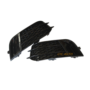 Nouvelle calandre inférieure de pare-chocs avant style RS1 en ABS noir et argent avec cache de feux antibrouillard pour <span class=keywords><strong>Audi</strong></span> A1 <span class=keywords><strong>S1</strong></span> 8X 2013-2015 - Product Image 5