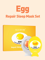 Masque Facial Anti-Âge et Éclaircissant au Lait d'Œuf, Style Coréen, Répare Rapidement la Peau – Lot de Soins
