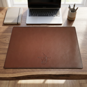 ADORA ADAPM-0001 High Quality Genuine <b>Leather</b> Customizable Design Durable Brown Place <b>Mat</b> - Product Image 3